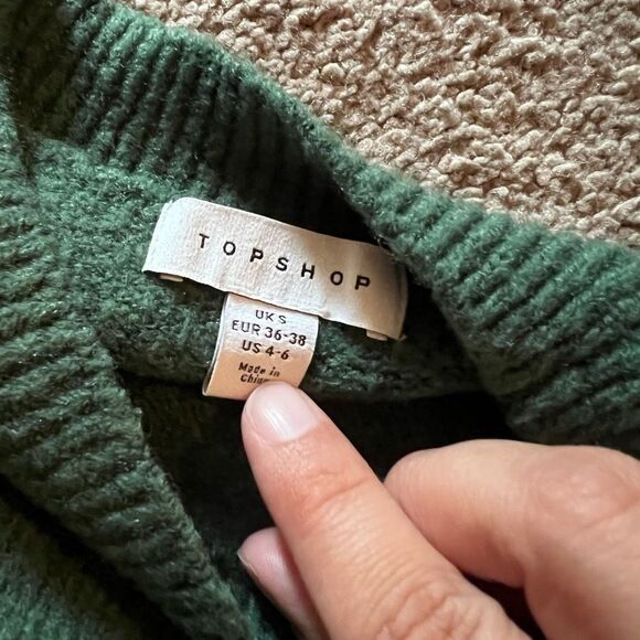 Topshop small green sweater - Picture 10 of 10